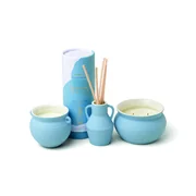 Paddywax SANTORINI Light Blue - Rozmarino jūros druskos kvapo žvakė 8,5 uncijos / 240 g