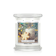 Kringle Candle Tea & Cookies vidutinė 2 dagčių kvapni žvakė (411g)