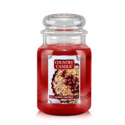 Country Candle Cherry Crumble didelė 2 dagčių kvapioji žvakė (737 g)
