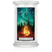 Kringle Candle Bourbon Bonfire didelė 2 dagčių kvapioji žvakė (624 g)