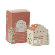 Paddywax SANTA FE keramikinis arbatos žibintuvėlis su 1 arbatiniu žvakute ir 20 Palo Santo kūgių