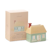 Paddywax keramikinis arbatinės žvakės namelis ENGLISH COTTAGE su 1 žvakute ir 20 vnt Palo Santo kūgių
