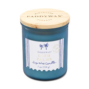 Paddywax COASTAL Lush Palms kvapioji žvakė stikliniame inde su mediniu dangteliu 8oz/226g