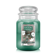 Country Candle Cotton Flowers didelė 2 dagčių kvapni žvakė (737 g)