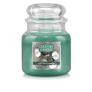 Country Candle Cotton Flowers vidutinė 2 dagčių kvapni žvakė (510g)