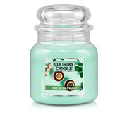 Country Candle Lemon Tea & Roses vidutinė 2 dagčių kvapni žvakė (510g)