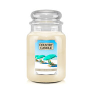 Country Candle Sand & Santal didelė 2 dagčių kvapni žvakė (737 g)