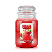 Country Candle Strawberry Limonade didelė 2 dagčių kvapioji žvakė (737 g)