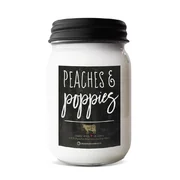 MILKHOUSE CANDLE Persikų ir aguonų kvapioji žvakė Farmhouse Jar (368 g)