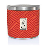 Kringle Candle TUMBLER Bourbon Apple & Oud 3 dagčių kvapioji žvakė (411g)