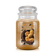 Country Candle Migdolų sviestiniai sausainiai didelė 2 dagčių kvapni žvakė (737 g)
