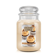 Country Candle Praline Butterream didelė 2 dagčių kvapni žvakė (737 g)