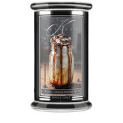 Kringle Candle Reserve Caramel, Cocoa & Toasted Fluff didelė 2 dagčių kvapioji žvakė (624 g)