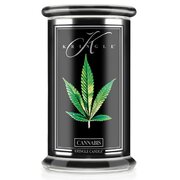 Kringle Candle Reserve Didelė kanapių kvapo žvakė, 2 dagčiai (624 g)