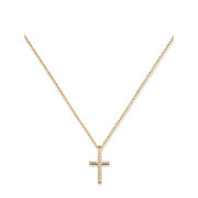 Engelsrufer ERN-LILCROSS-ZI-G Cross Ladies Necklace 38mm, adjustable
