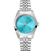 DKNY DK1L060M0035 Parsons Logo Silver