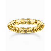 Thomas Sabo TR2502-413-39-62 Unisex Ring - Box chain vergoldet