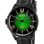 U-Boat 9503/A Darkmoon Green PVD Soleil Mens Watch 40mm 5ATM
