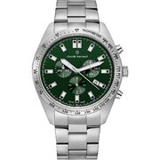 Claude Bernard 10247-3M-VIN Mens Watch ST50 Chronograph 44mm 5ATM 