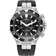 Edox 10112-3NCA-NIN Delfin Chronograph Mens Watch 43mm 20ATM