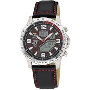 ETT Eco Tech Time EGT-11718-22L Mens Watch Radio-controlled Solar Drive Professional Chronograph Titan 45mm 10ATM 