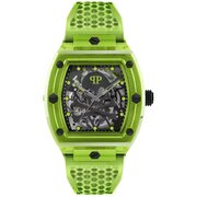 Philipp Plein PWPTA0124 Automatic Mens Watch The $keleton Crystal 44mm 5ATM 