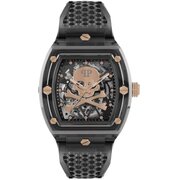 Philipp Plein PWPTA0424 Automatic Mens Watch The $keleton Crystal 44mm 5ATM 