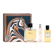 Hermes Terre D'Hermes Pure Parfum Dovanų rinkinys, parfum 75 ml + parfum 15 ml + Shower Gel 40ml
