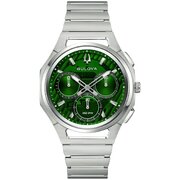 Bulova 96A338 Mens Watch Curv Chronograph 41mm 3ATM 