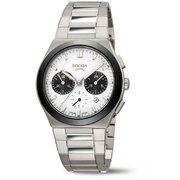 Boccia 3736-01 Mens Watch Titanium Chronograph 39mm 5ATM 