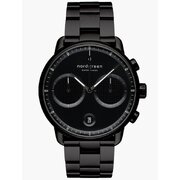 Nordgreen PI42BL3LBLTB Mens Watch Pioneer Chronograph 42mm 10ATM 