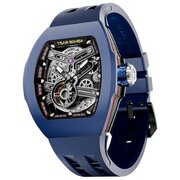 Tsar Bomba TB8218(1+2)CF/FKM-03WH/DBU Men's watch Atomic Set 45mm 10ATM