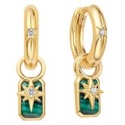 Ania Haie EST048-06 Hoop Earrings North Star + 2 x 2-Pendant Set