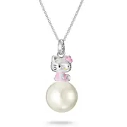 Thomas Sabo KE2391-M06-7-L50V Necklace Hello Kitty with Pearl for Women, Adjustable