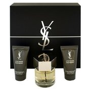 Yves Saint Laurent L´Homme Dovanų rinkinys, Tualetinis vanduo 60ml + Balzamas po skutimosi 50ml + Dušo želė 50ml