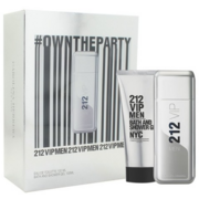 Carolina Herrera 212 VIP Men Dovanų rinkinys, Tualetinis vanduo 100ml + Dušo želė 100ml (Travel set)