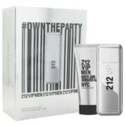 Carolina Herrera 212 VIP Men Dovanų rinkinys, Tualetinis vanduo 100ml + Dušo želė 100ml (Travel set)