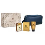 Trussardi My Land Dovanų rinkinys Tualetinis vanduo 100ml + Dušo želė 100ml + kosmetikos krepšys