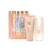 Carolina Herrera 212 VIP Rose Dovanų rinkinys, Parfumuotas vanduo 80ml + Kūno losjonas 100ml (Travel set)