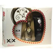 Mexx XX Lovesome Dovanų rinkinys, XX Lovesome Tualetinis vanduo 20ml + Mysterious Dušo želė 50ml + Lovesome Dušo želė 50ml 