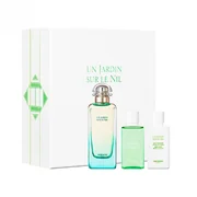 Hermes Un Jardin Sur Le Nil Dovanų rinkinys, Tualetinis vanduo 100ml + Kūno losjonas 40ml + Dušo želė 40ml