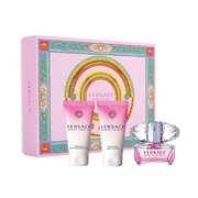 Versace Bright Crystal Dovanų rinkinys, Tualetinis vanduo 50ml + Dušo želė 50ml + Kūno losjonas 50ml