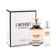 Givenchy L'Interdit dovanų rinkinys, parfumuotas vanduo 80ml + parfumuotas vanduo 12,5ml (kelioninis rinkinys)