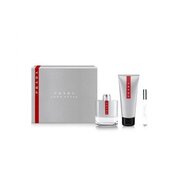 Prada Luna Rossa Dovanų rinkinys, Tualetinis vanduo 100ml + Tualetinis vanduo 10ml + Dušo želė 100ml