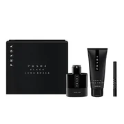 Prada Luna Rossa Black Dovanų rinkinys, Parfumuotas vanduo 100ml + Parfumuotas vanduo 10ml + Dušo želė 100ml