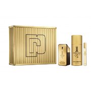 Paco Rabanne 1 Million dovanų rinkinys, tualetinis vanduo 50 ml + tualetinis vanduo 10 ml + purškiklis 150 ml
