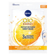 Tekstilinė 10 minučių kaukė Q10 Plus C (10 Minutes Sheet Mask) 1 vnt