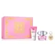 Versace Bright Crystal Dovanų rinkinys, Tualetinis vanduo 90ml + Kūno losjonas 100ml + raktų pakabukas