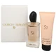 Giorgio Armani Si Dovanų rinkinys, Parfumuotas vanduo 100ml + Kūno losjonas 75ml (Travel set)
