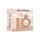 Paco Rabanne Olympéa dovanų rinkinys, parfumuotas vanduo 80ml + kūno losjonas 100ml + parfumuotas vanduo 10ml
